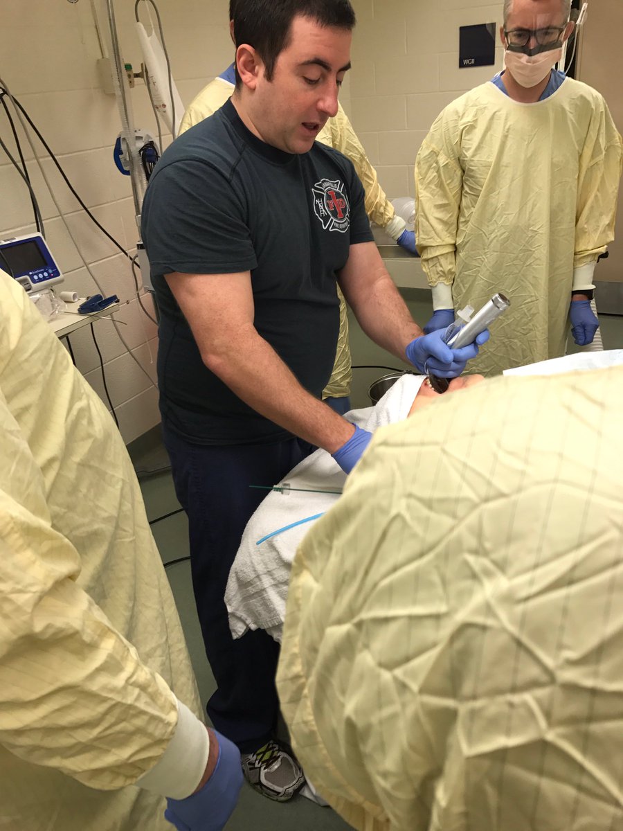 IFD medics receive RSI training for dive medic program from Trauma Surgeon Polhman, Med. Dir. Lardaro &amp; Dr. Kraft at <a href="/IU_Health/">IU Health</a> Cadaver Lab