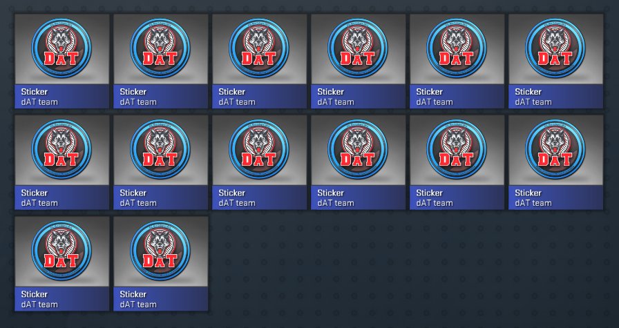 JakeSucky's tweet image. Giving away these dAT Stickers today! RT/Like to enter, and reply with the funniest meme you got! Good luck, include your trade url! #csgo