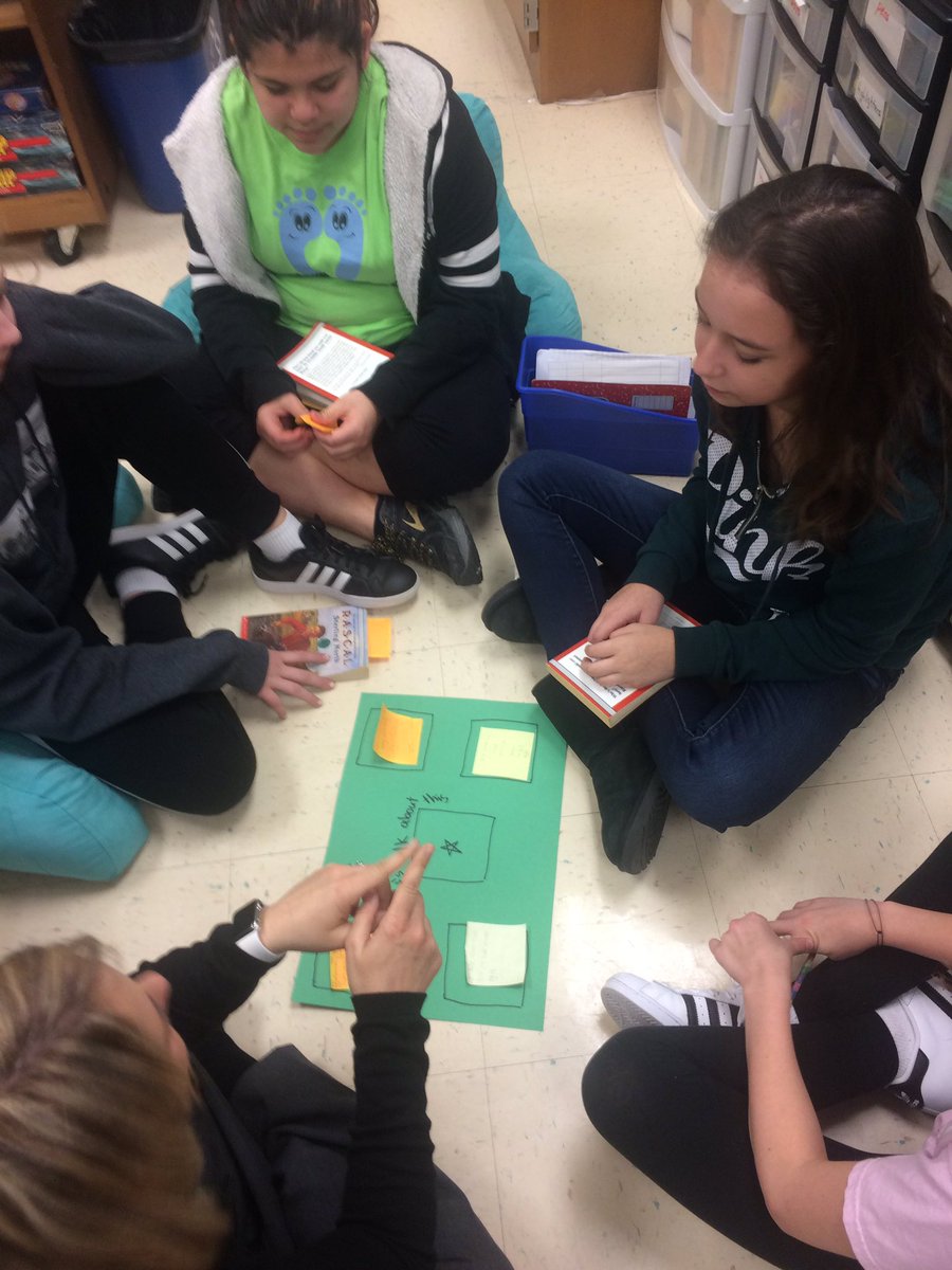 DaisyBokus's tweet photo. 6th grade book clubs @VirginiaRunES are getting stronger and stronger #VRESReads https://t.co/Kd3Wf9RXzi