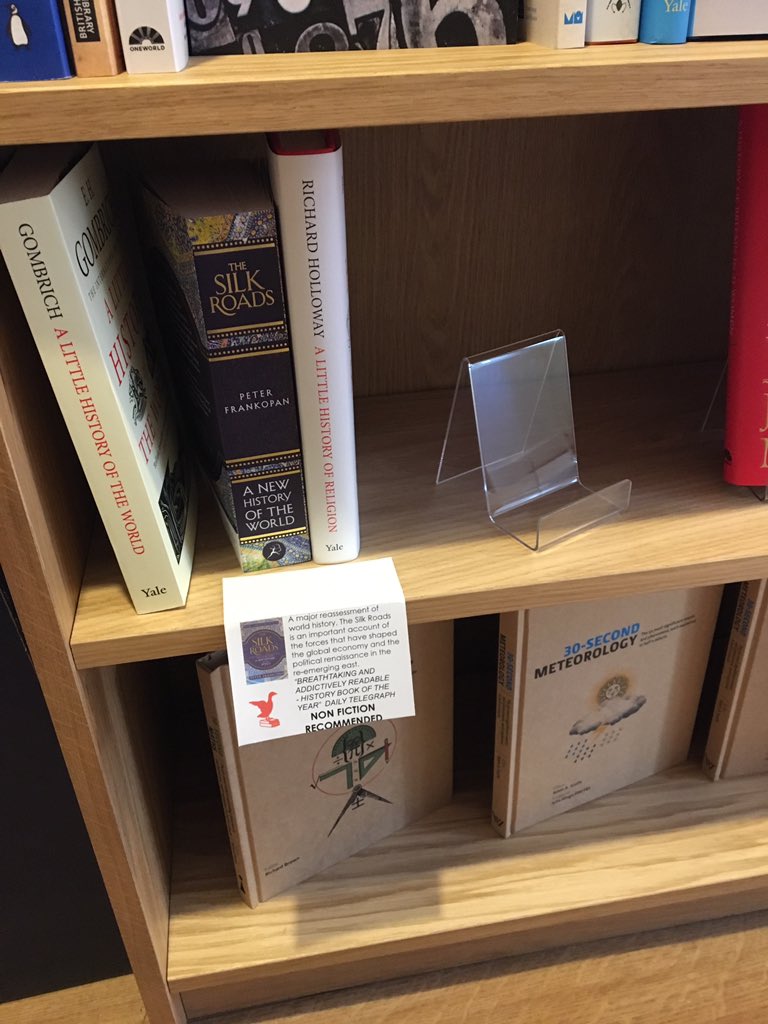 drakebookshop's tweet photo. @markeltringham @MarkSteph001 sometime we have stuff on the shelves ๐ #WhatAreTheChances #EmptyStand https://t.co/RWVrs27F3r