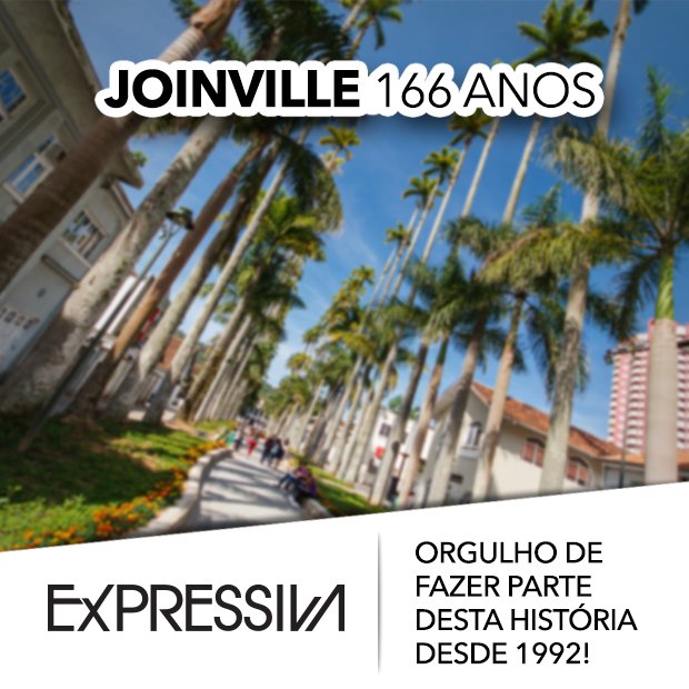 _expressiva's tweet photo. 🎉🎉 Parabéns Joinville pelos 166 anos 👏👏
#joinville #expressiva #orgulho #sucesso https://t.co/u9TKeXGe17