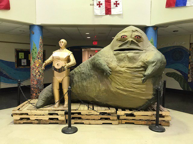SteveCERCA's tweet photo. Another ex. of how #artmakesadifference at @CCABaldiMS in @PHLschools The Baldi team rocks @ThinkCERCA &amp; always #putsthestudent1st #fishbowl https://t.co/kASvG7BPky