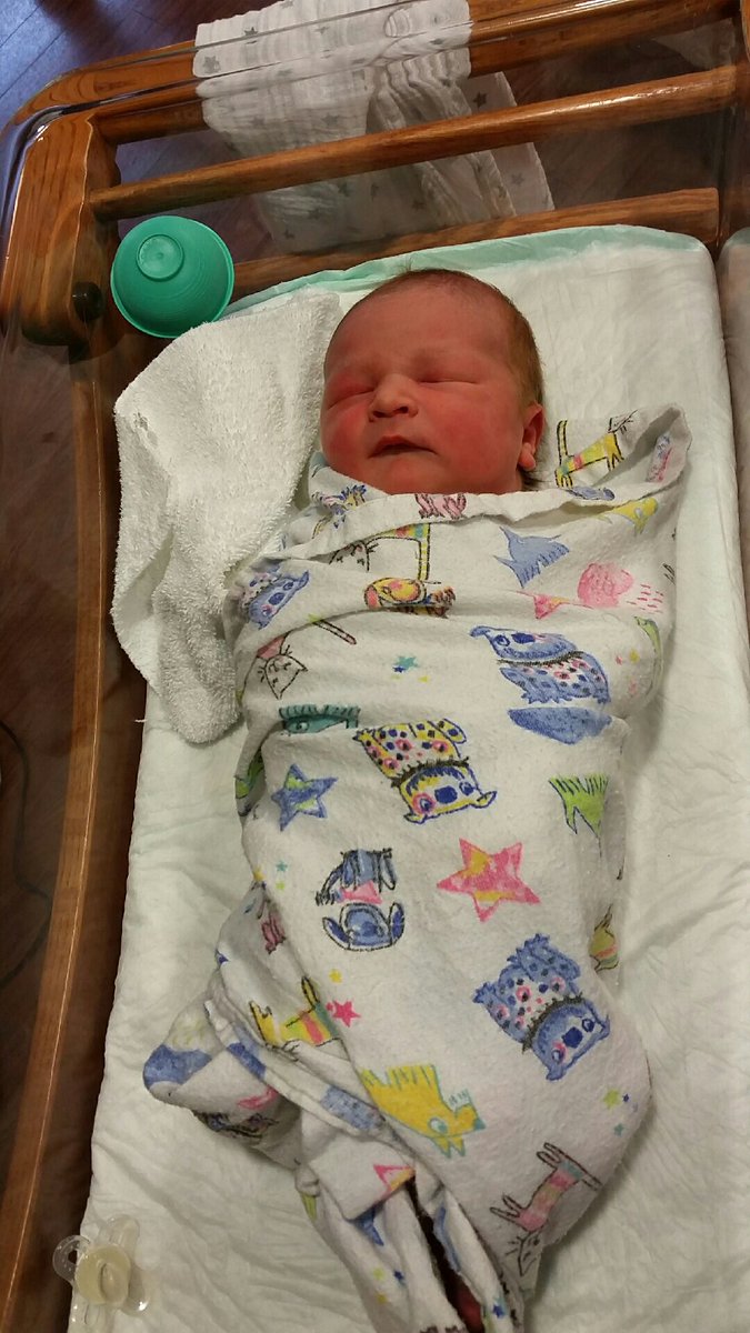Last night at 10:43, Asher Dale was welcomed into the world 😊 Congratulations to the Poppen family!