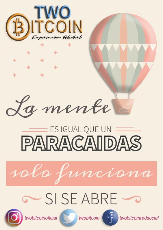 TwoBitCoin's tweet photo. Amig@s de #TwoBitCoin, ¡Excelente día! https://t.co/qS0LADMdWH