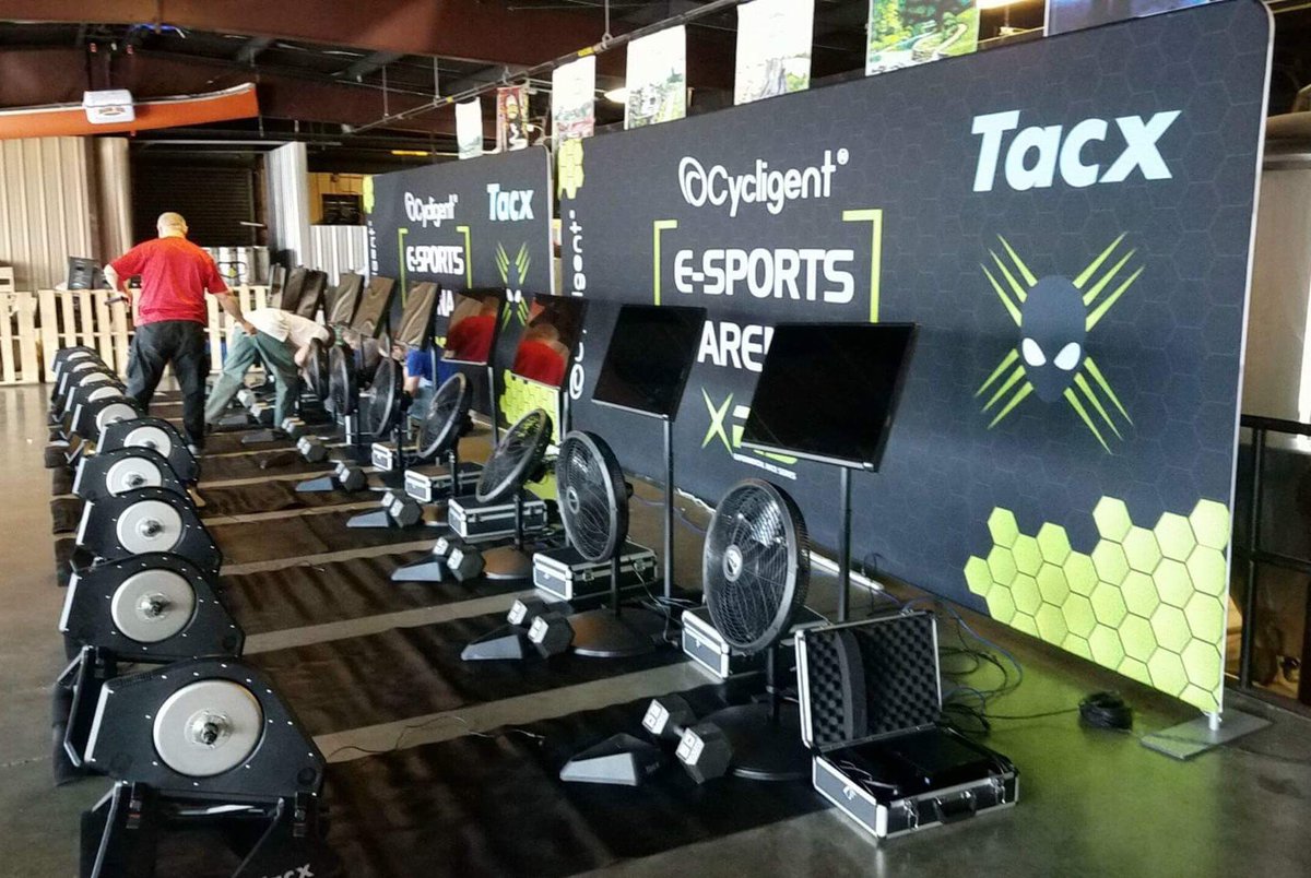 TeamXperimental's tweet photo. Well, I think it is fair to say @TeamXperimental #aliens have landed! @Cycligent and @tacx working together for major invasion of #Virginia https://t.co/VNq61VaDgE