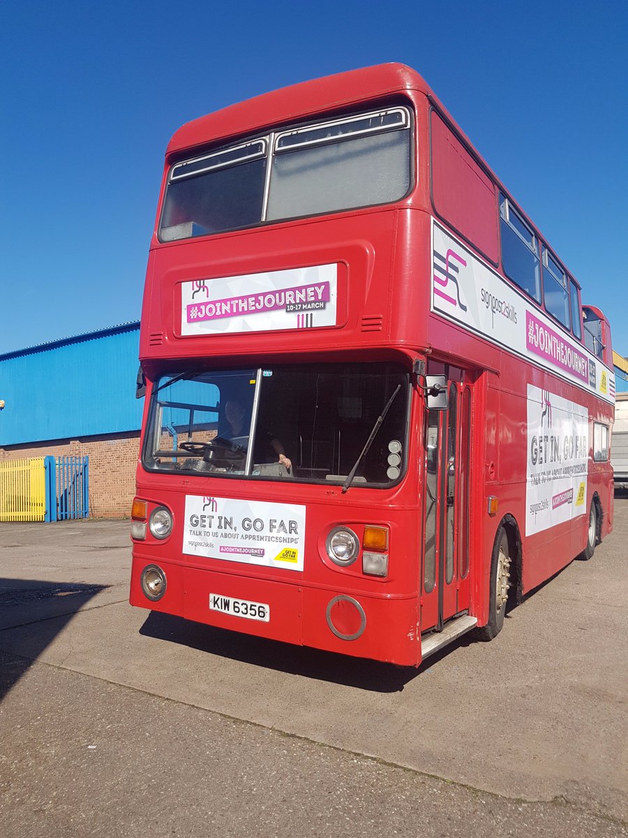 The big red bus is on its way to Huntingdon and surrounding areas supporting the Signpost 2 skills Roadshow , keep a look out!!