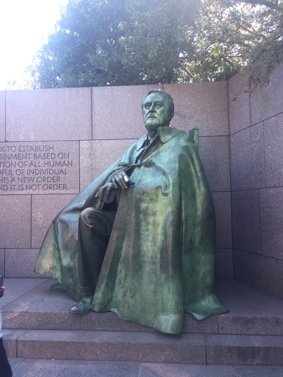 carrieritter's tweet photo. FDR memorial (my personal fave!) https://t.co/52pkbxFNqo