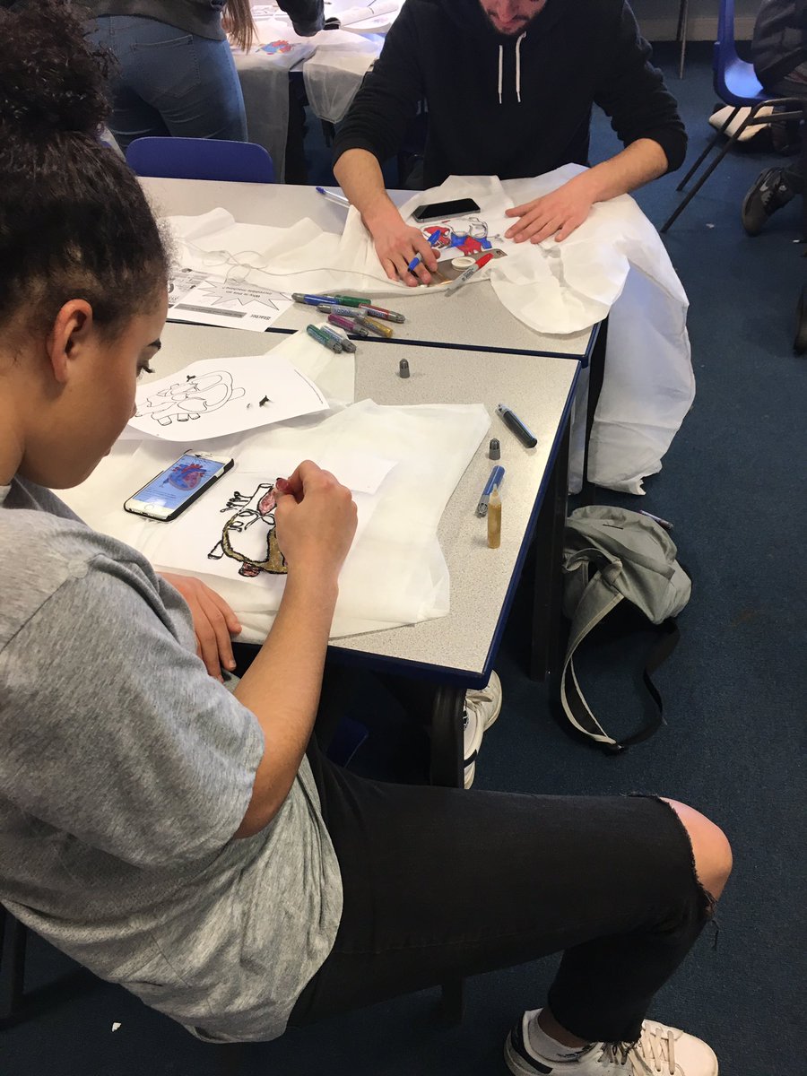 BiddenhamBTEC's tweet photo. Great A&amp;P Y12 lesson designing revision boiler suits! #hardworkandfun https://t.co/u2UTqHUfpT