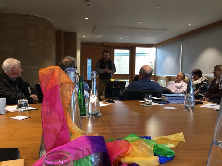 Martyn Griffiths of Blackthorn Griffiths using his tool kit to demonstrate how his accountancy practice can help a business to grow.
