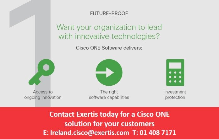 ExertisIreland's tweet photo. Your organisation can lead with innovative technologies @CiscoDistEMEAR #dccexertisie17 https://t.co/OoIXaRbyzd