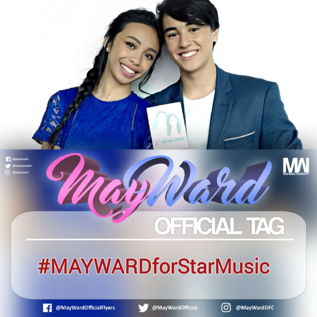 MayWardOfficial's tweet photo. Our official hashtag for today:

#MAYWARDforStarMusic

TWEET - RETWEET - QUOTE https://t.co/4GHqdMnu9l