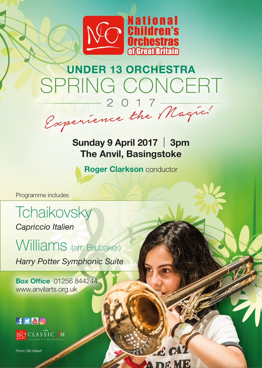 ncogb's tweet photo. In 1 month Under 13 Orchestra will provide springtime magic @AnvilArts. An afternoon concert is perfect for families https://t.co/AmEIxEqneu https://t.co/5zRsqP8cGN