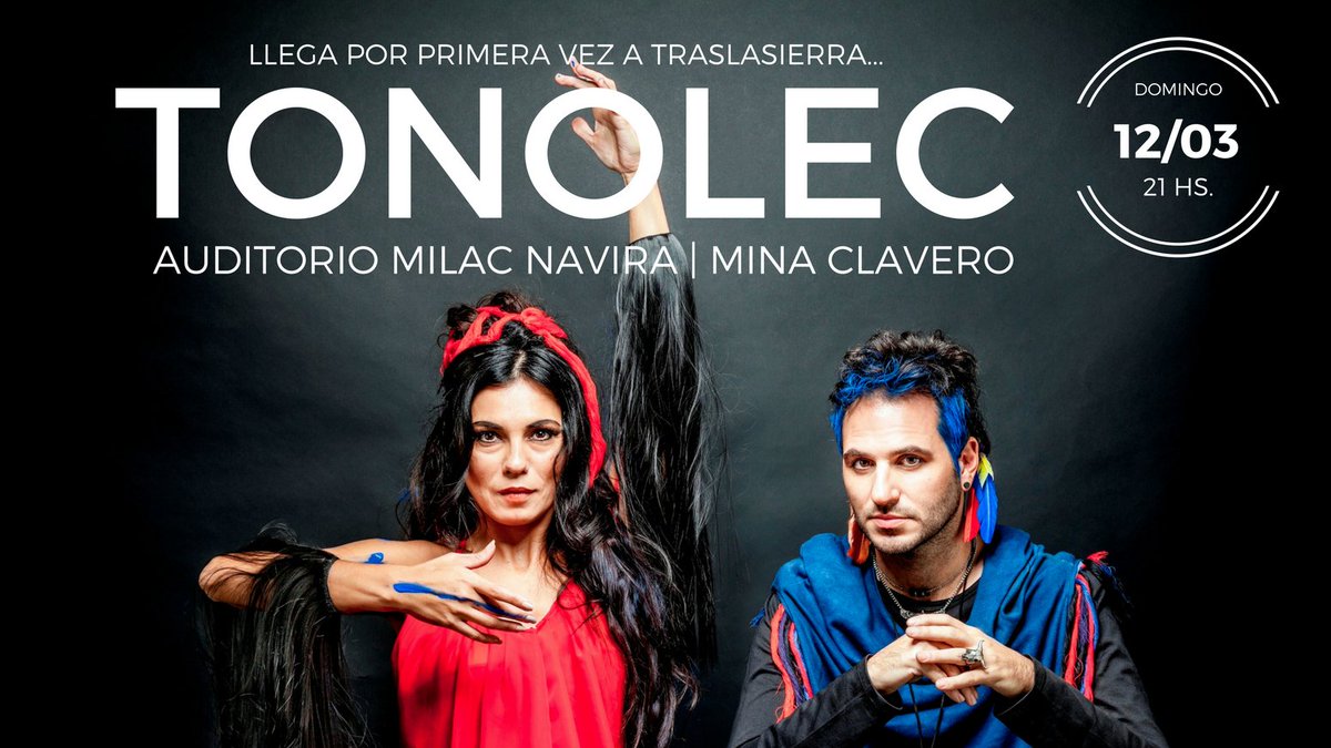 MinaClaveroOfc's tweet image. 12/03 | 21 Hs 
#TONOLEC EN #MINACLAVERO
Más Info: goo.gl/dvQkOP   
@Tonolec_oficial @eltoqueproduce