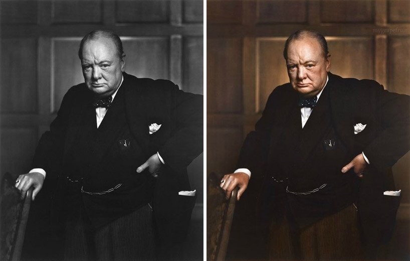 RetroCafe_'s tweet photo. #ColourisedPhotos
#RetroCafe_
#Churchill https://t.co/caItnC113Z