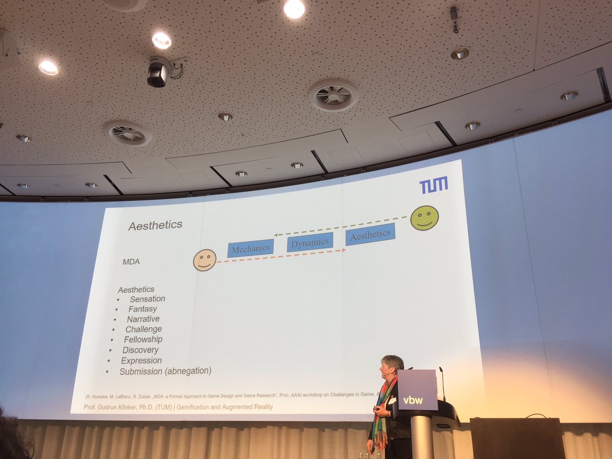 alanarmstrong5's tweet photo. Prof. Klinker from TU München giving an overview of gamification &amp; some nice examples of AR applications @therapylens #eithhealth #gamifycon https://t.co/vbW3Sxub9q