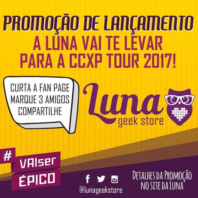 lunageekstore's tweet photo. #HojeEuGostariaDe ganhar ingresso p/ CCXP Tour com a #LunaGeekStore
#Nerd #Geek #Cosplay #HarryPotter #StarWars
https://t.co/MLwlWAXeGu https://t.co/rMJ7HBp9E0