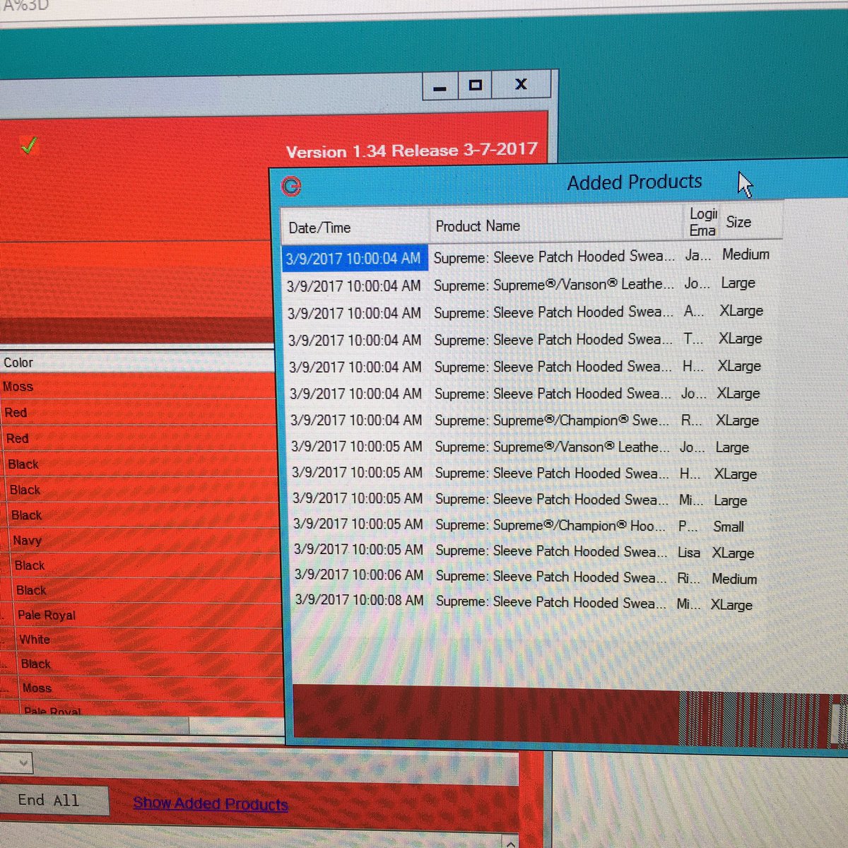 HypeKollector's tweet photo. @EasyCopBots think today was the last draw all carted instantly but everything got stuck at check out mins later all failed #ChargeBackSzn https://t.co/f0H3K3Cstq