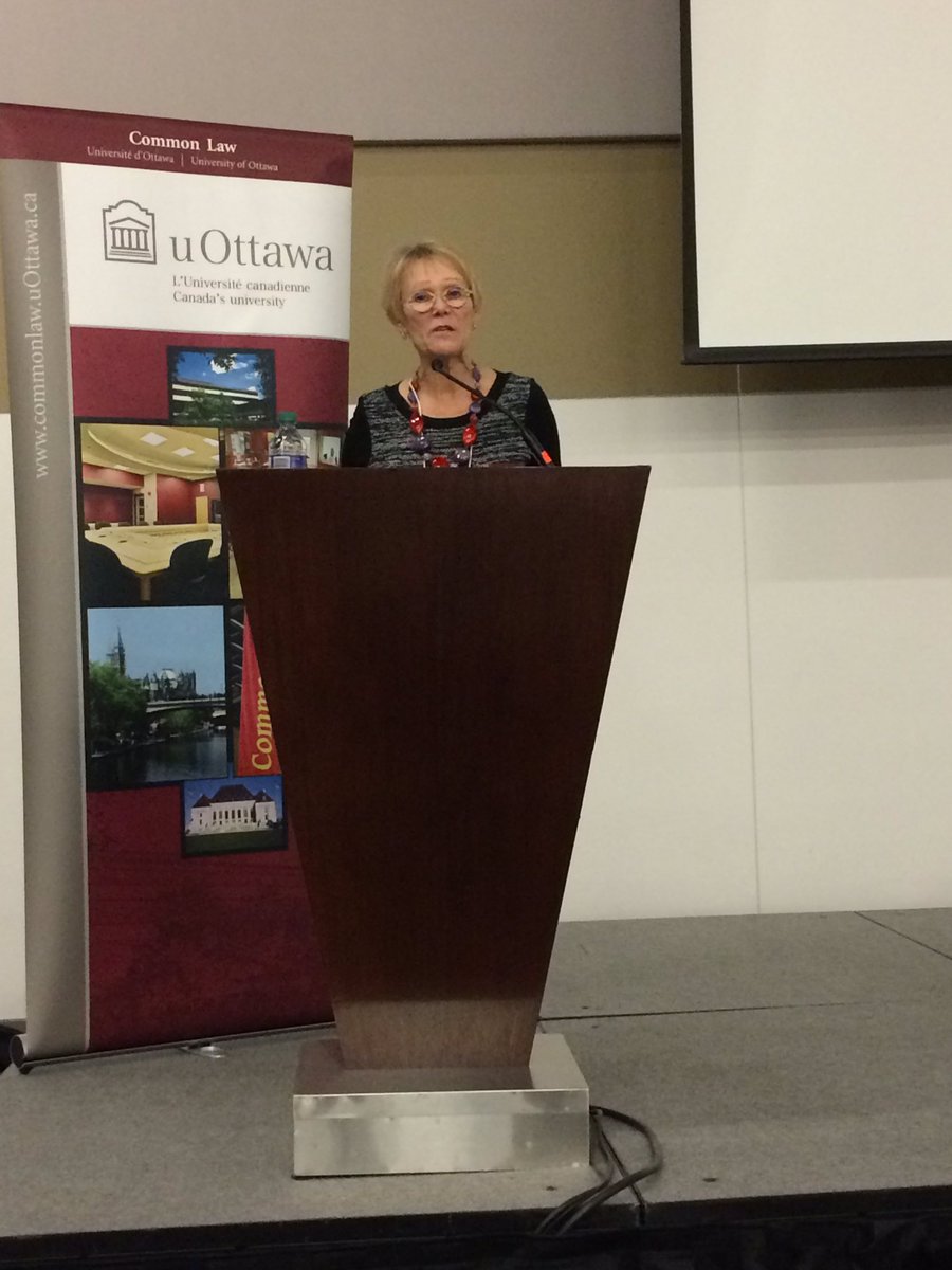 150Con's tweet photo. .@OsgoodeNews @osgoodestudents Prof Jamie Cameron on #Section2b Panel on fundamental freedoms #Charter #CharterConference https://t.co/nlUqep7OHy