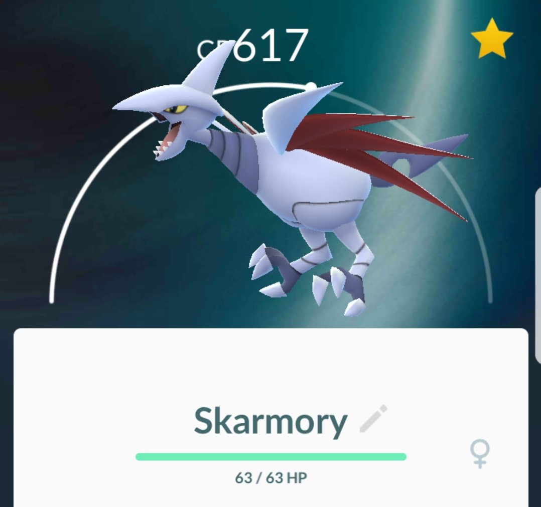 PokemonGo80501's tweet photo. #skarmory #pokemon #PokemonGO https://t.co/PMY9Xg96Zp