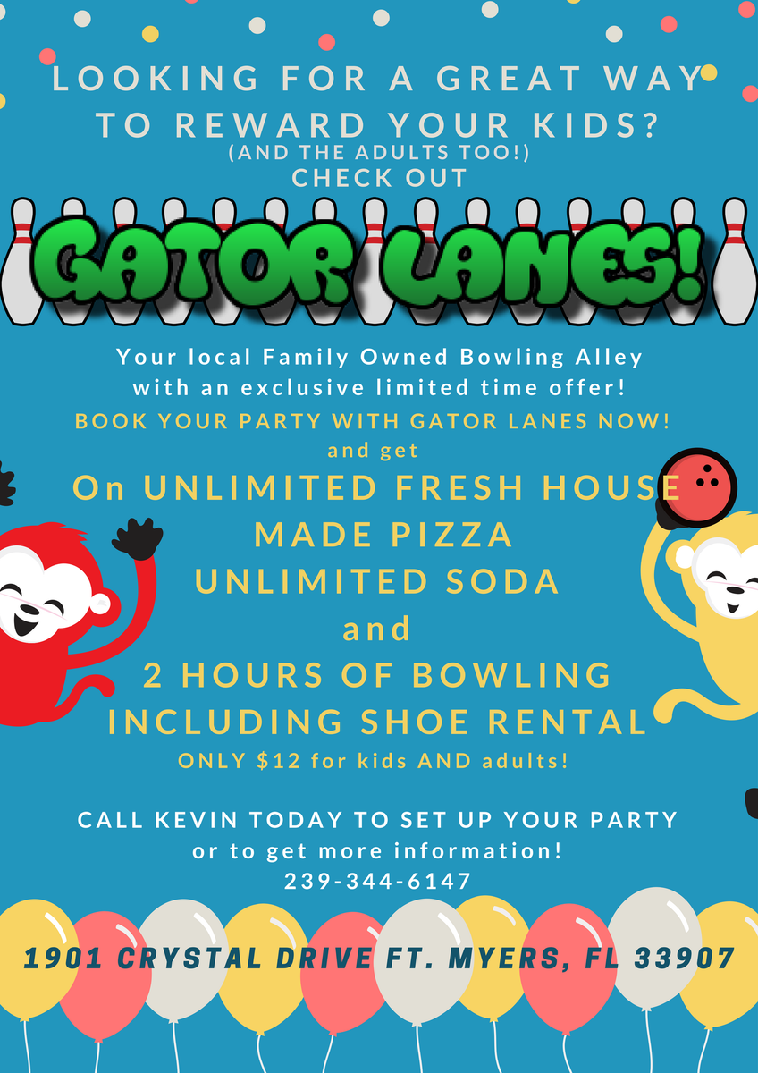 pantherdistrict's tweet photo. Are you looking for some indoor fun with your Scouts? Gator Lanes has something right up your alley! https://t.co/muo505rJTJ