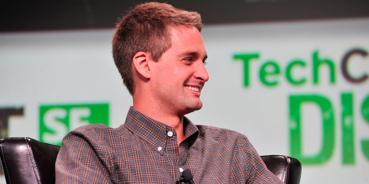 Evan Spiegel just got an $800 million bonus for taking Snap public