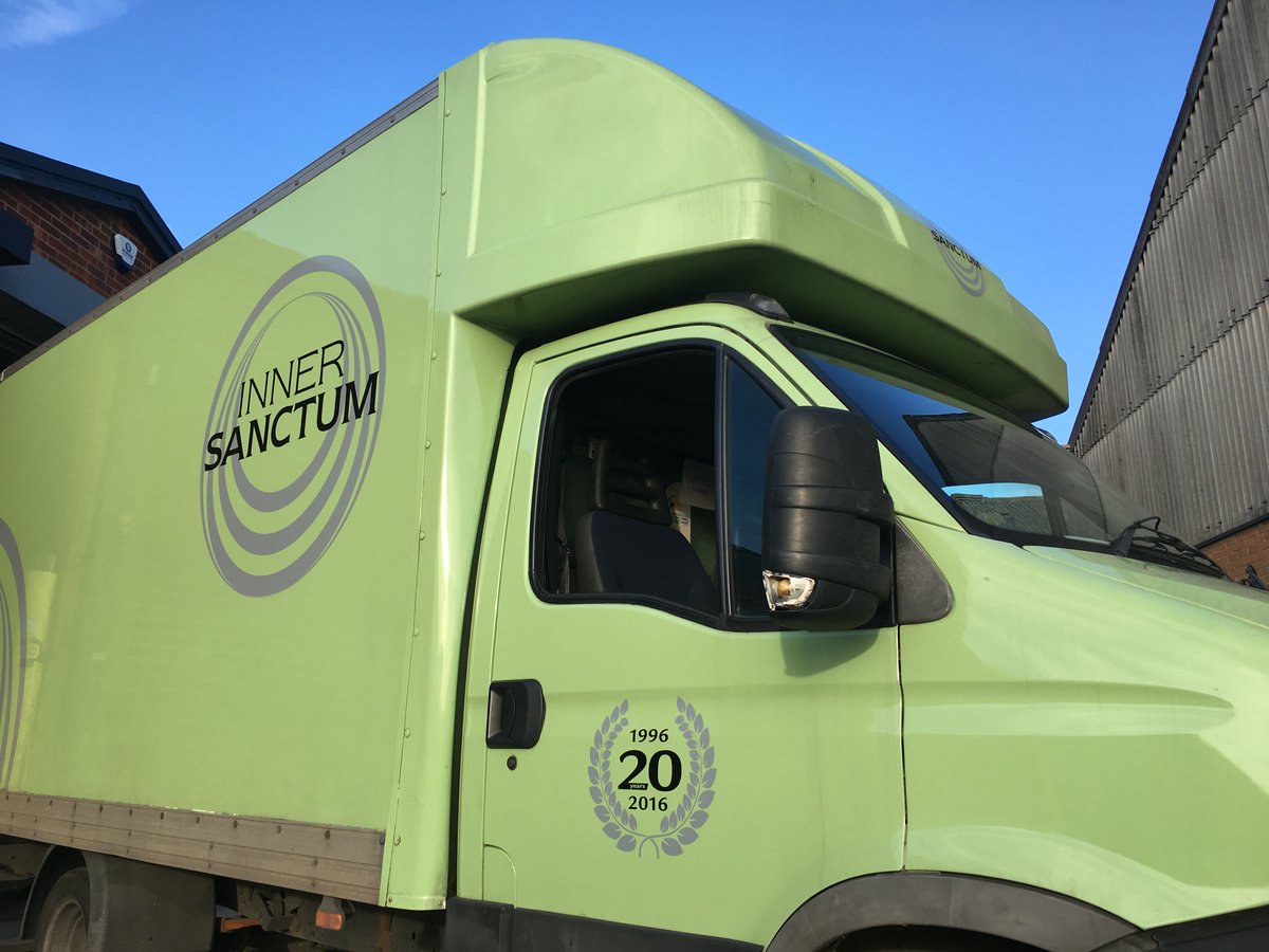 InnerSanctumltd's tweet photo. All loaded for @wembleystadium tomorrow
#Pipedrape #sunnylondon https://t.co/xc2U3D3A3k