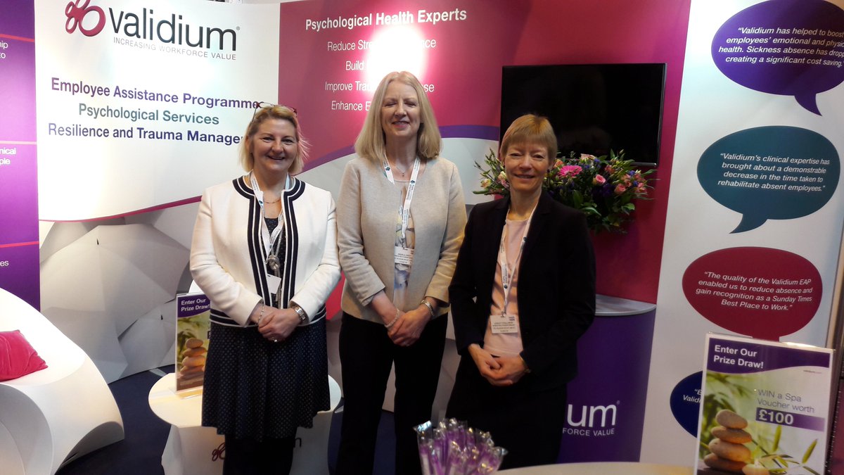ValidiumEAP's tweet photo. Big thanks to everyone who came to see us at #healthatwork2017
We had a fantastic time and hope to see you all next year! https://t.co/z4PD7521i0