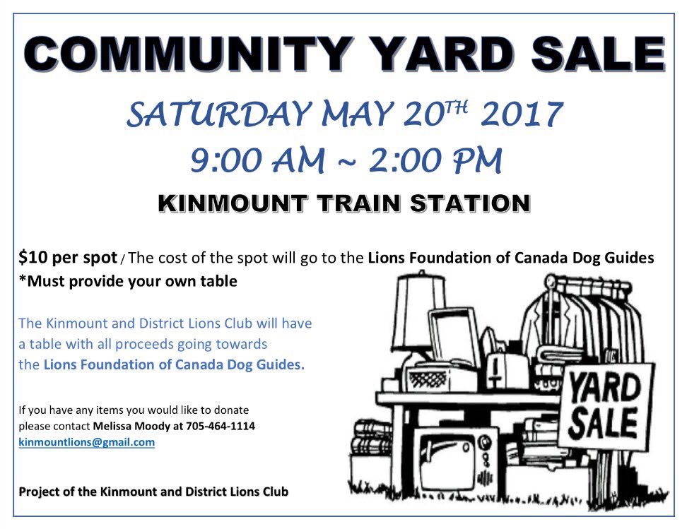 Kinmount Lions Club tweet media
