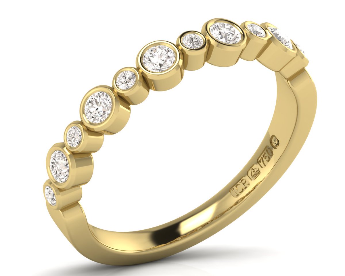 0.50ct Bezel Set Round Brilliant Cut #Diamond #Ring finediamondsrus.com/index.php?rout… #DiamondeternityRing #Ring #weddingring #FineDiamondsRus