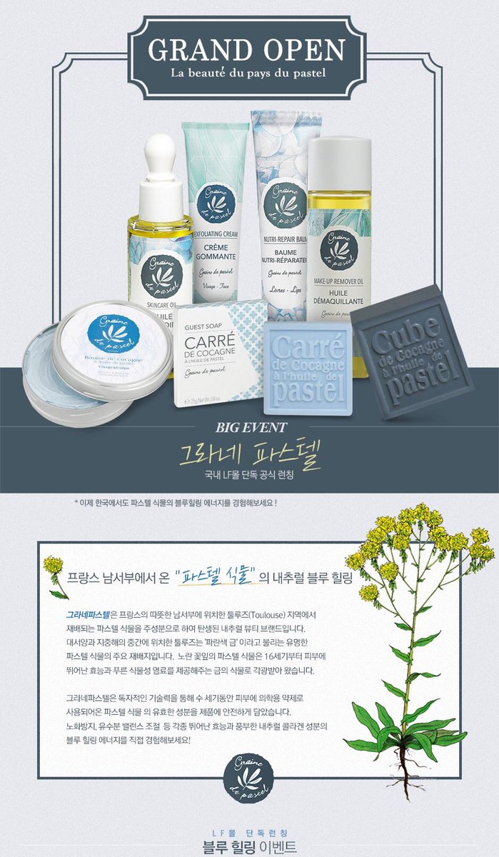 Lancement de Graine de pastel en Corée ! #grainedepastel #madeinfrance #toulouse #frenchcosmetics #cosmetiques #pastel