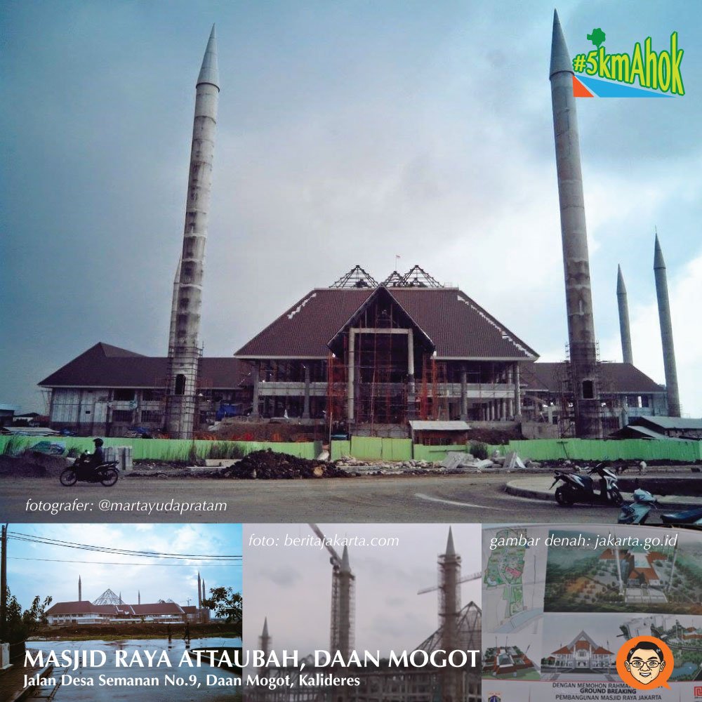 Masjid Raya Jakarta Berwujud Khas Betawi, Berjiwa Masjid Nabawi
