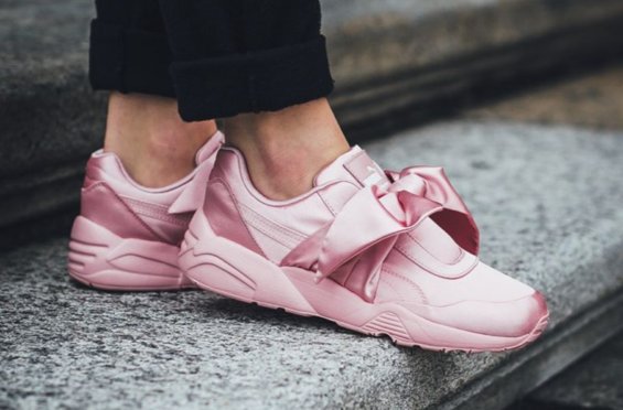 kicksonfire's tweet photo. Now Available: Rihanna x Puma Fenty Bow Sneaker - https://t.co/MVTZkt4hno https://t.co/H0uXhbT29a
