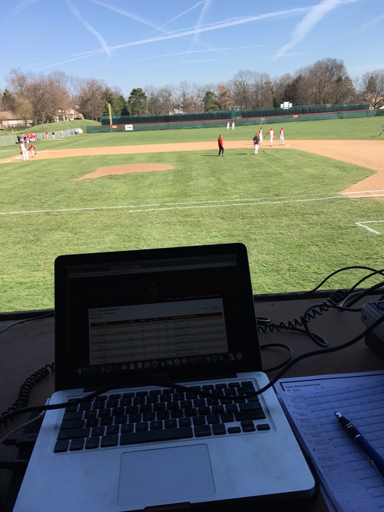 First pitch is coming up at 3pm for <a href="/OUCardsBaseball/">Otterbein Baseball</a> on <a href="/WOBN/">WOBN FM</a>! Tune in here: ustream.tv/channel/wobnsp… #BirdGang