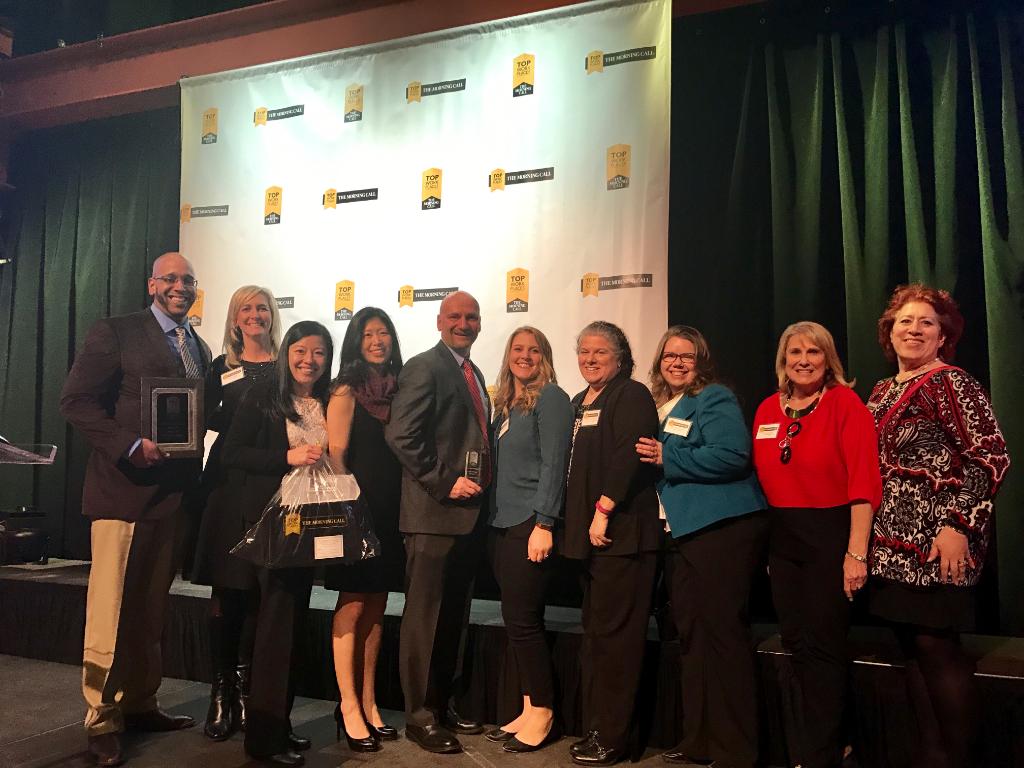 DunBradstreet's tweet photo. Congrats #TeamDNB! We were named the #1 Top Workplaces in Lehigh Valley! 🎉 https://t.co/3ZZpor3KNl @mcall #TopWorkPlacesLV https://t.co/wH646vSpHP