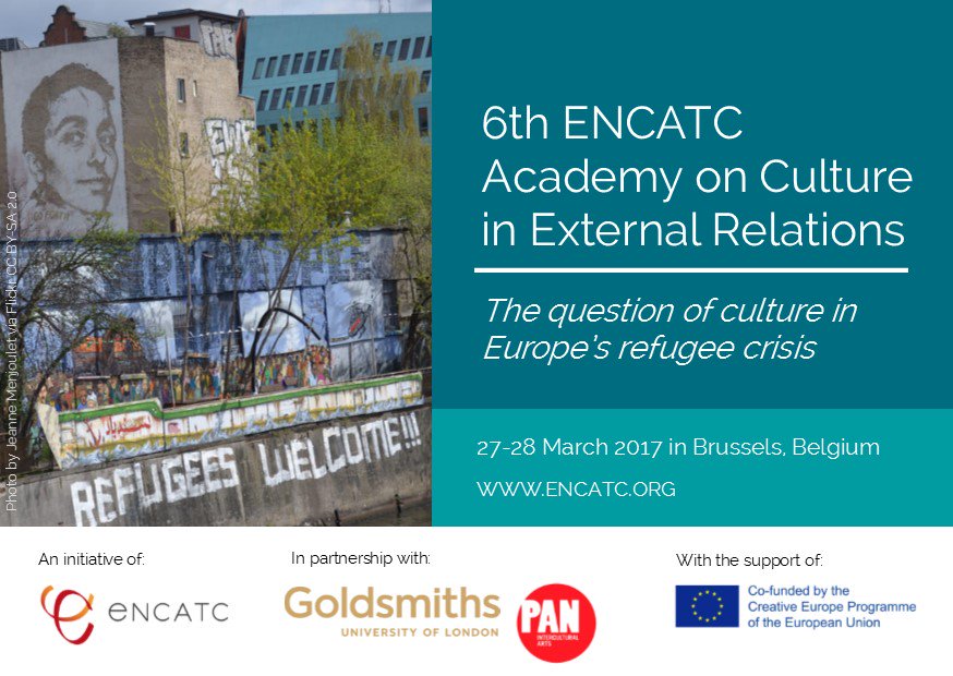 CulturalBase's tweet photo. What’s culture’s role in Europe's #refugeecrisis? #culturalrelations @ENCATC Academy 27-28 March in Brussels https://t.co/pzqlRMUYfF https://t.co/95mPbKs8mO