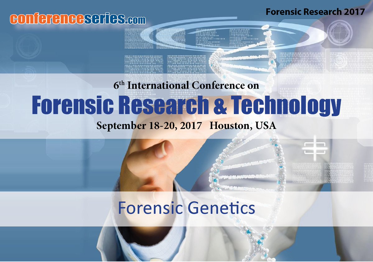 ForensResConf's tweet photo. #ForensicResearch2017 during September 18-20, 2017 #Houston, USA
#ForensicGenetics. Please visit: https://t.co/0kTNCq1weN https://t.co/HOfXeZFmHc
