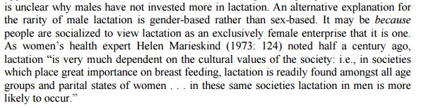 RealPeerReview's tweet photo. Why don't men breastfeed? Gender roles of course https://t.co/rzWTe2rHO2