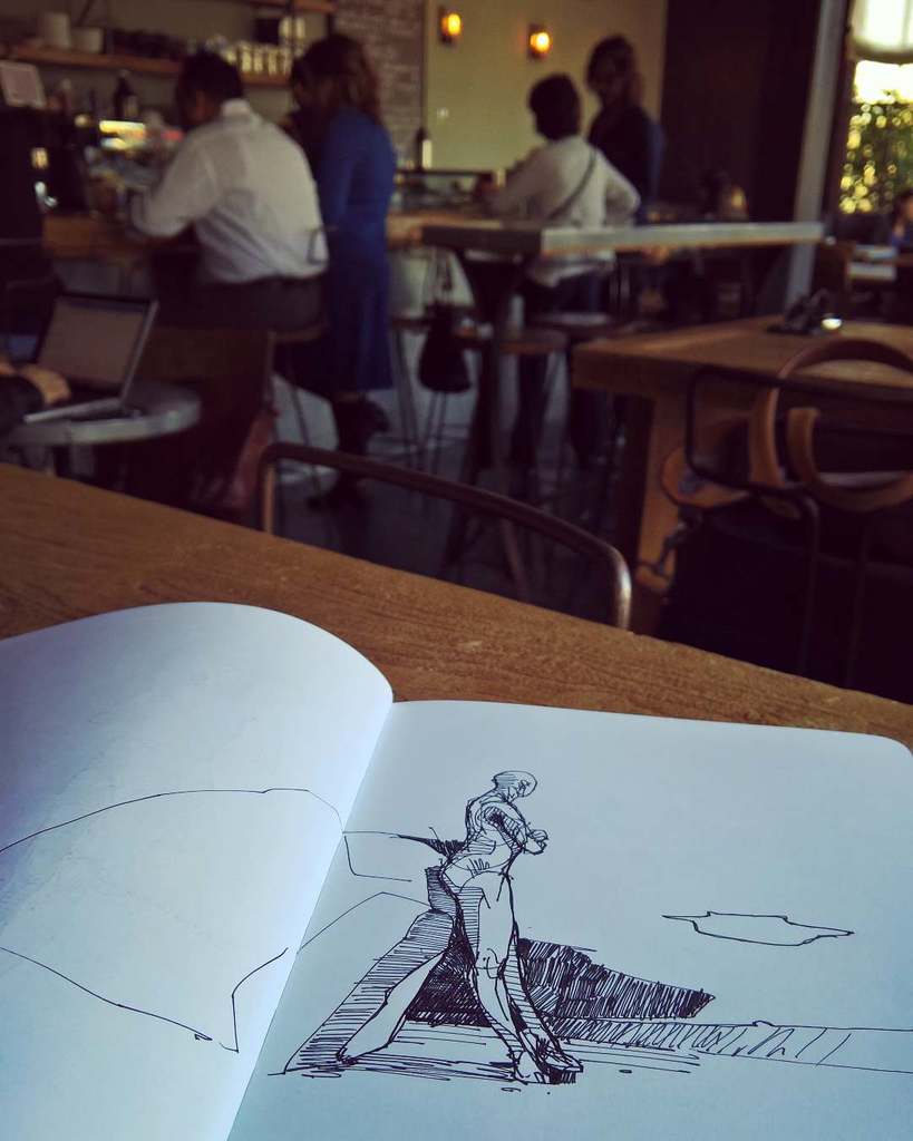 BruceHollister's tweet photo. Good to be back in Venice.
Morning #coffee and #ink at #Zinque.

#Morning #coffee and #ink… https://t.co/tlnVlXwb3N https://t.co/QiwXkQ06zT