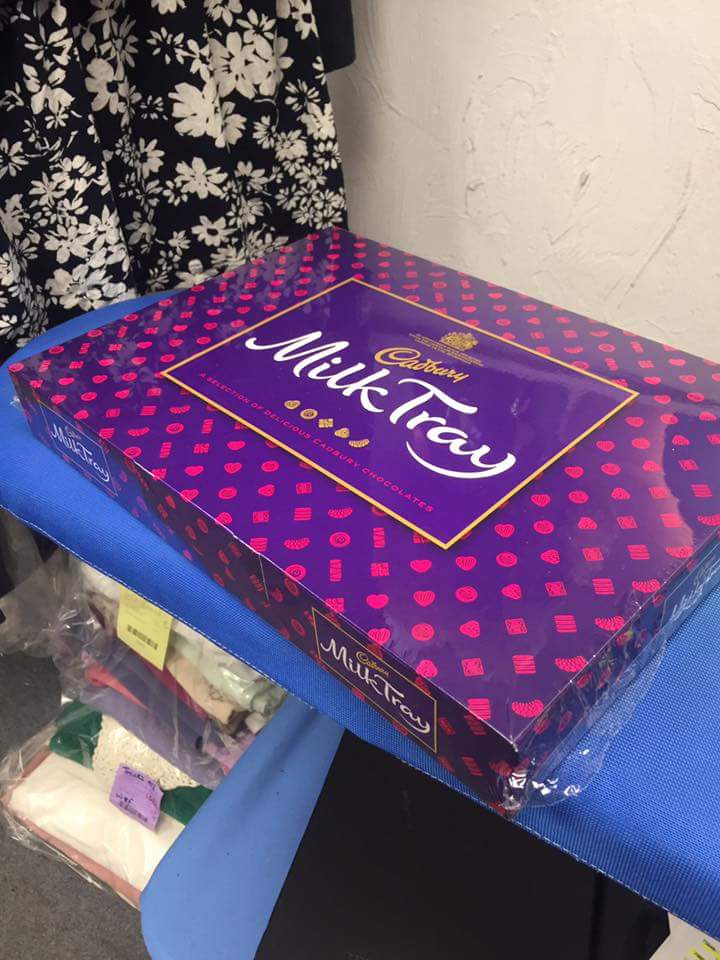 We have been given these in recognition of international women's day by one of our lovely clients. I have a very happy team 🍫