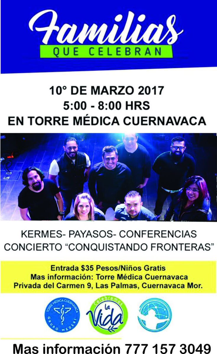 BandaCF's tweet photo. Ven y adoremos juntos 10 de Marzo #Cuernavaca https://t.co/rbbue3qqpf