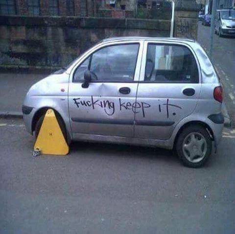 Well, there's someone unhooked from car dependence right there....