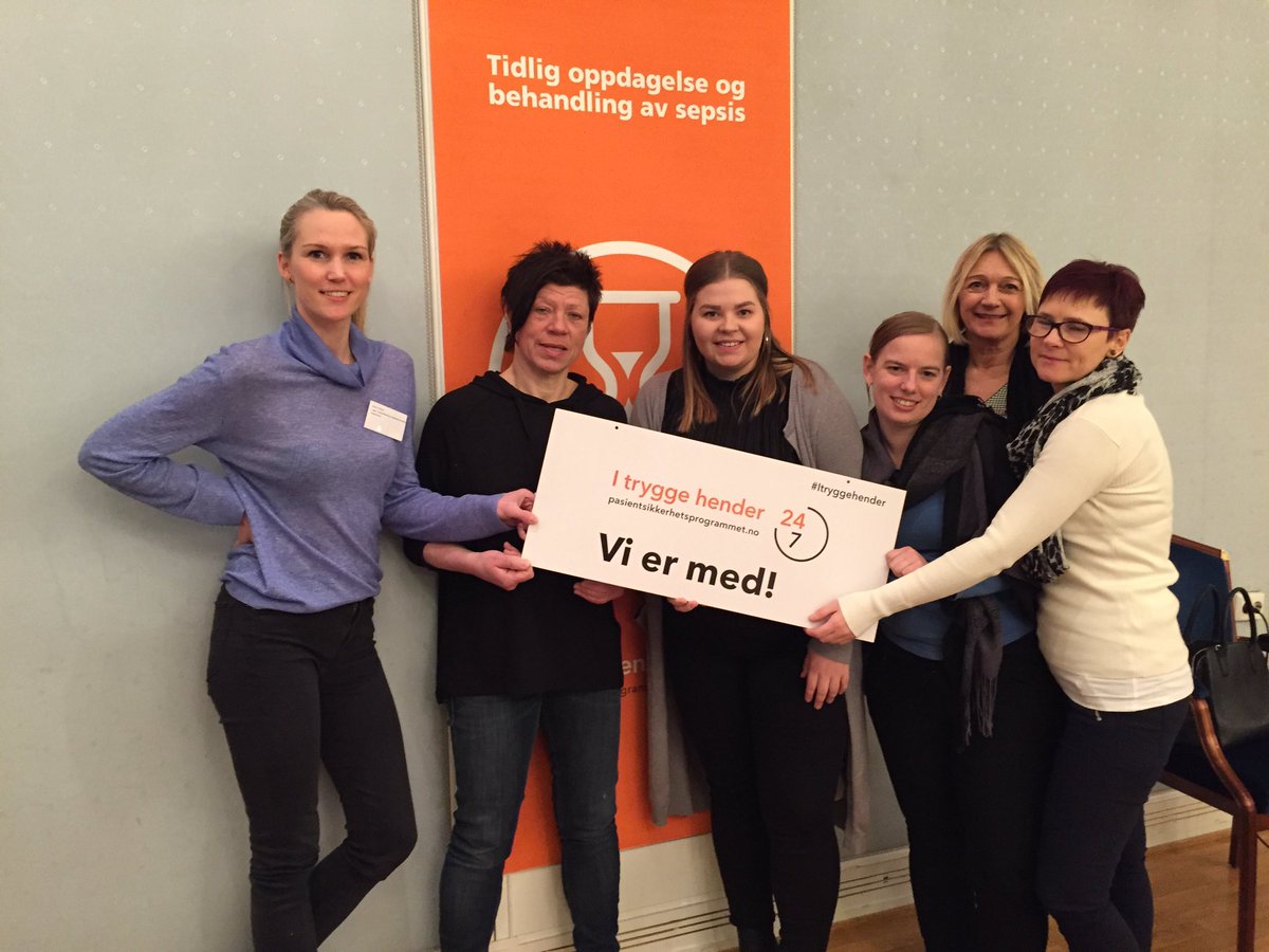 Klar for å forbedre prosessen for å diagnostisere og behandle #sepsis etter motiverende dager på læringsnettverk! #pasientsikkerhet