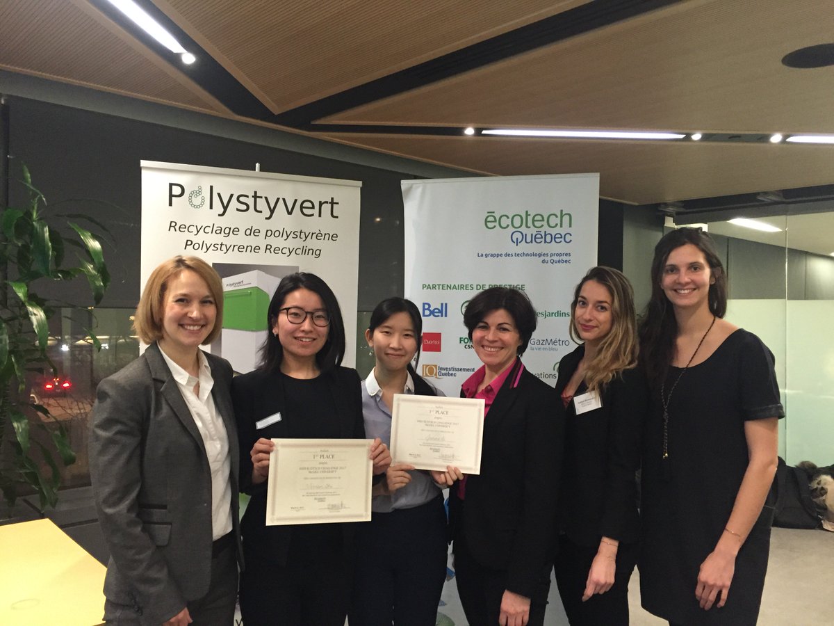 ecominute's tweet image. #DéfiÉcotech relevé pour les étudiants de @mcgillu!
@polystyvert @DesautelsWomen #GREIEN
ecotechquebec.com/ecominute/arti…