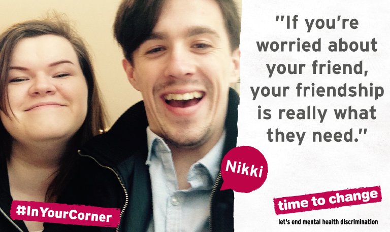 TimetoChange's tweet photo. When you're young and struggling, what you need is a mate #InYourCorner. Find out how to be there for your mates: https://t.co/qimqyaN5fe https://t.co/lzSkY02dEv