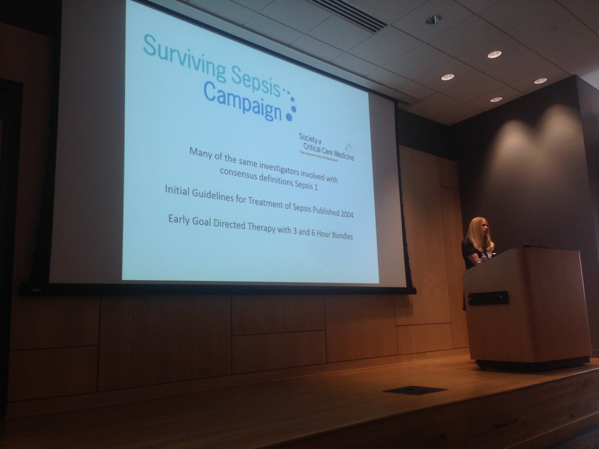 gene_hobbs's tweet image. The Surviving Sepsis Campaign by the @SCCM is being discussed by @Schadewill for @UNCDeptMedicine Grand Rounds #CodeSepsis