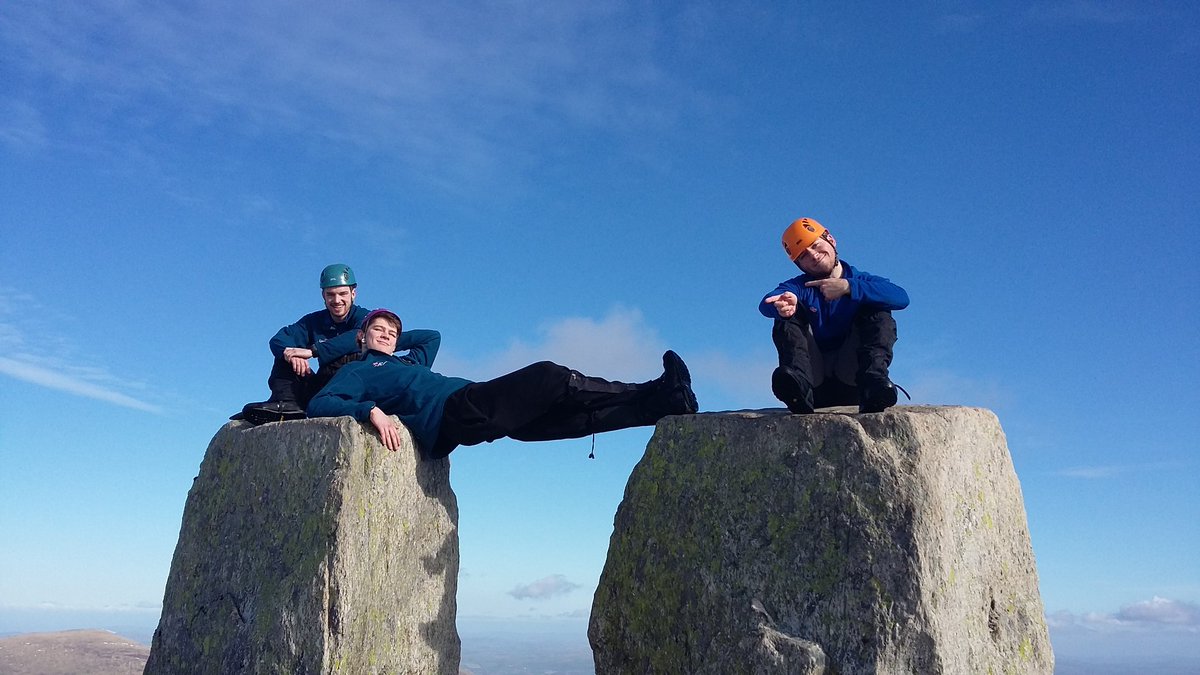 Summer Scrambling and Winter Mountaineering fun on Tryfan with Cameron, Ben and Adam <a href="/UClanOutdoors/">UCLan The Outdoors</a> @PlasyBrenin