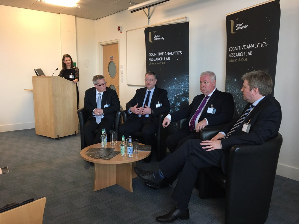 <a href="/UlsterUni/">Ulster University</a> @paddynixon announces £4m investment in Cognitive Analytics Research Lab <a href="/isrc_magee/">ISRC</a> #DataAnalytics #AI