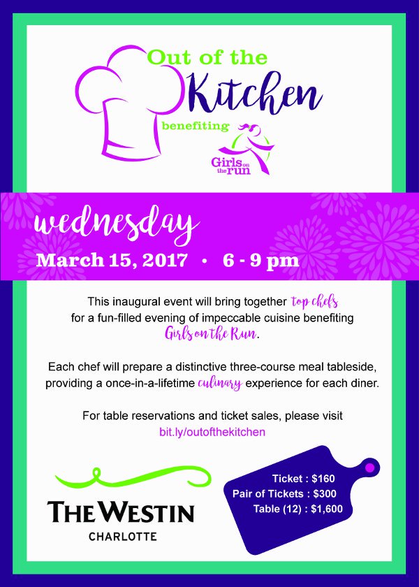 Join the The <a href="/WestinCharlotte/">Westin Charlotte</a> &amp; twenty well-known chefs for a unique fundraising gala to benefit @GOTRITIX Get Tix>> bit.ly/outofthekitchen