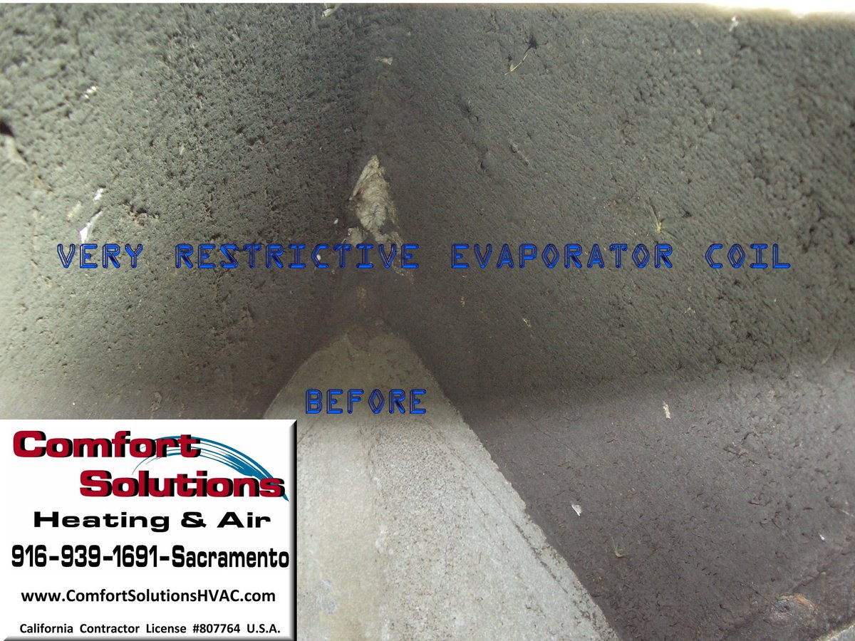 comfortsolution's tweet image. This customer had no cooling and thought the equipment needed to be replaced. After the evaporator was cleaned the equipment worked great.