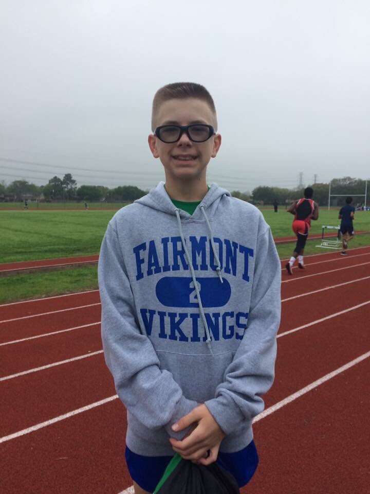 FJHSCHOPPE's tweet photo. Proud of this kid here for PRing with at 2:32 800M and 5:58 1600m. That a kid!!!!!@FjhChris @DPISD_FJH #trackrocks #werun https://t.co/yw5Qr2sATQ